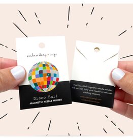 Embroidery & Sage Disco Ball Magnetic Needle Minder - Embroidery and Sage