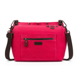 Della Q Della Q - Maker's Canvas Rucksack - Vivid Rose