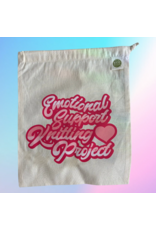 Comma Craft Co Emotional Support Knitting Project drawstring project bag