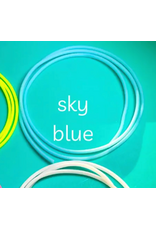 Comma Craft Co Sky blue "Hold-It-Right-There" short set knitting stitch holder tubes