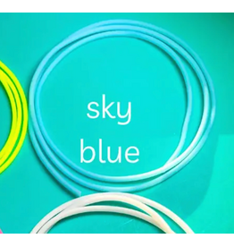 Comma Craft Co Sky blue "Hold-It-Right-There" short set knitting stitch holder tubes