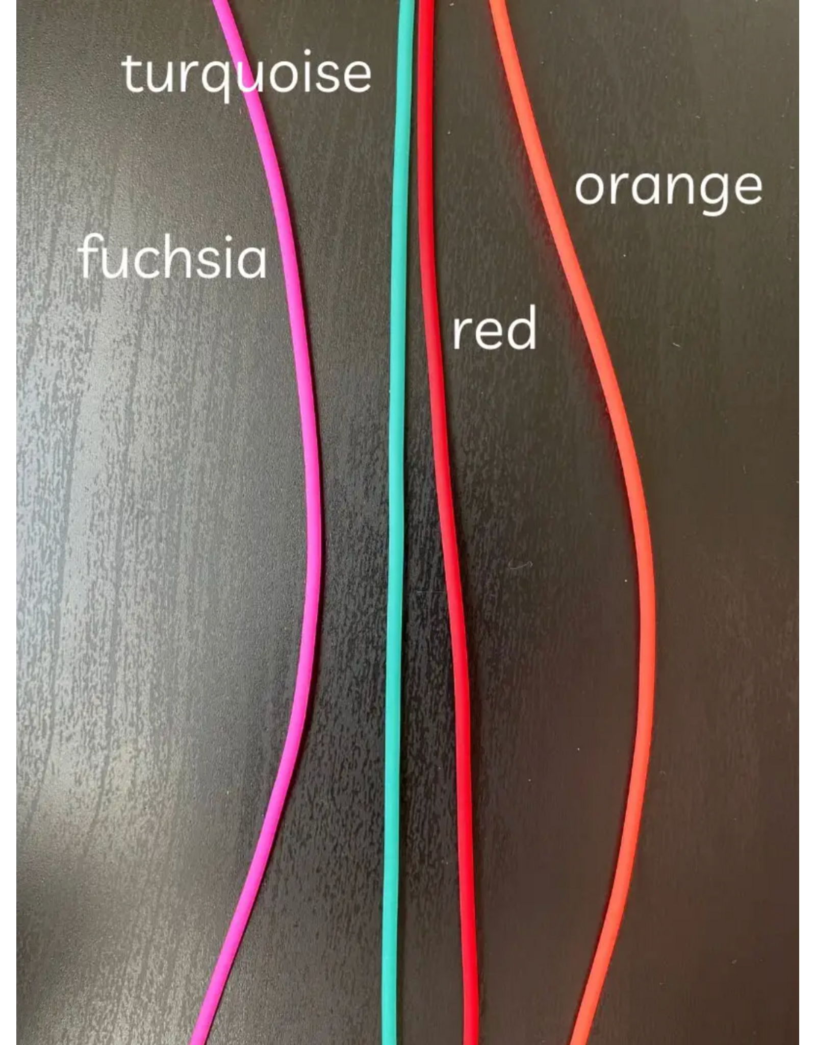 Comma Craft Co Turquoise "Hold-It-Right-There" short set knitting stitch holder tubes