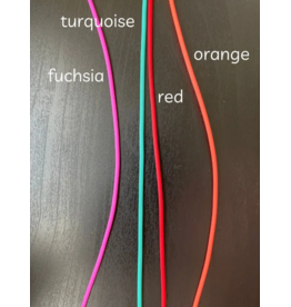 Comma Craft Co Turquoise "Hold-It-Right-There" short set knitting stitch holder tubes