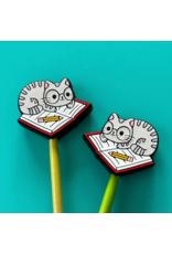 Comma Craft Co Stitch Stoppers - Reading Cats - Comma Craft Co.