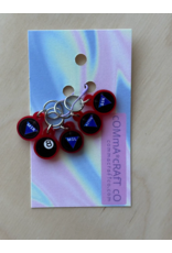 Comma Craft Co Stitch Markers - Magic 8 Ball - Comma Craft Co.