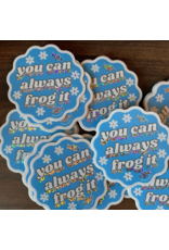 Comma Craft Co You Can Always Frog It sticker