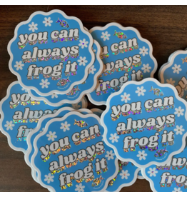 Comma Craft Co You Can Always Frog It sticker