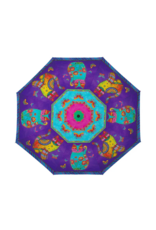 RainCaper Laurel Burch Cats & Butterflies reverse inverted umbrella – Hands-free, windproof design