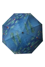 RainCaper Monet Water Lilies reverse inverted umbrella – Hands-free, windproof design
