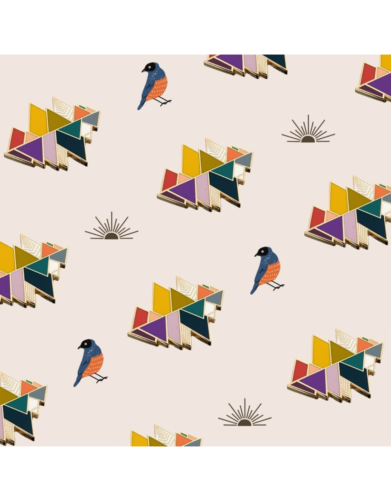 Embroidery & Sage The Mountains Magnetic Needle Minder - Embroidery and Sage