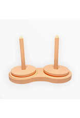 Double Yarn Holder (Peacock Blue) - Loops and Layers