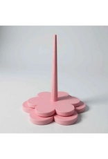 Yarn Spinner with Flower Base (Light Pink)- Loops and Layers