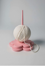 Yarn Spinner with Flower Base (Light Pink)- Loops and Layers
