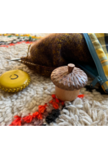 Degen Stitch Marker Holding Acorn (Single) - Degen