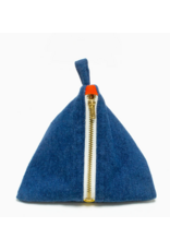 Degen Blue Denim Pyramid Pouch - Degen
