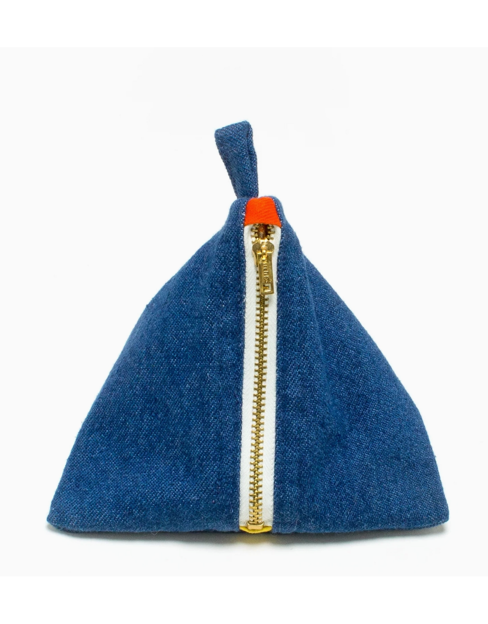 Degen Blue Denim Pyramid Pouch - Degen