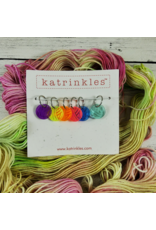 Stitch Markers - Neon Yarn Ball Ring set by Katrinkles