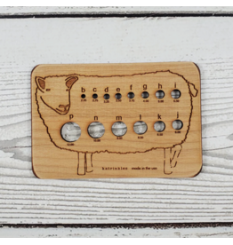 Sheep Tools - Crochet Hook Gauge - by Katrinkles