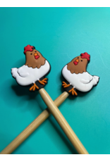 Comma Craft Co Stitch Stoppers - Chickens - Comma Craft Co.