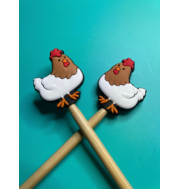 Comma Craft Co Stitch Stoppers - Chickens - Comma Craft Co.