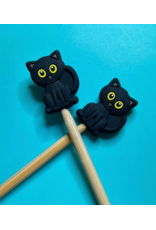 Comma Craft Co Stitch Stoppers - Black Cats - Comma Craft Co.