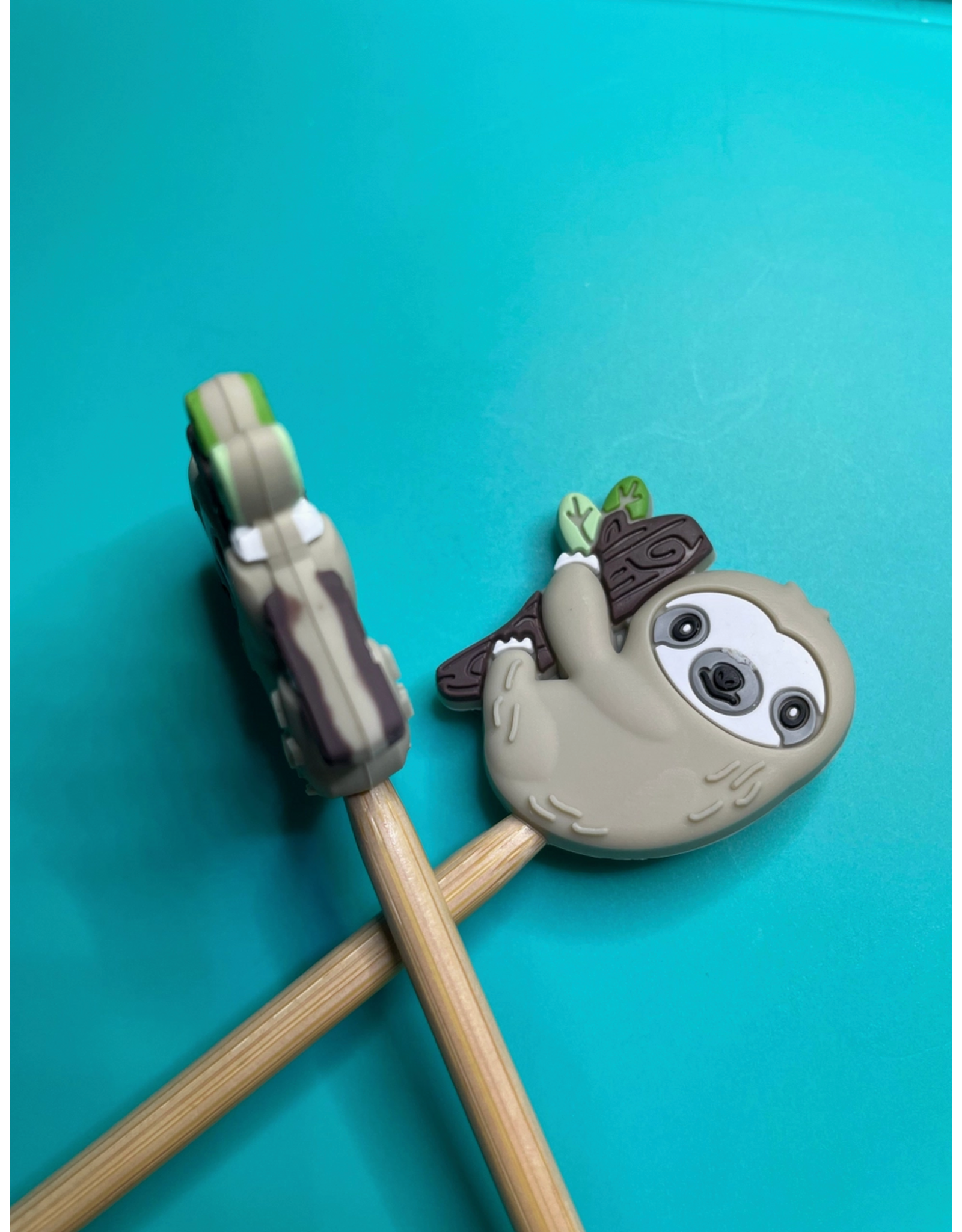 Comma Craft Co Stitch Stoppers - Sloths (Gray) - Comma Craft Co.