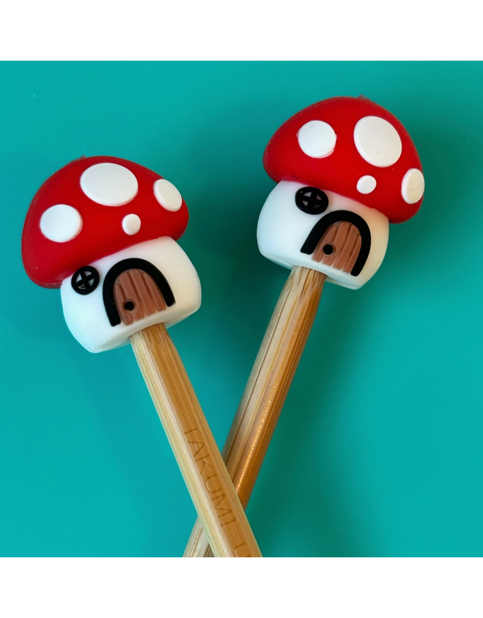 Comma Craft Co Stitch Stoppers - Mushroom House - Comma Craft Co.