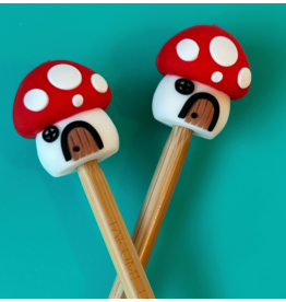Comma Craft Co Stitch Stoppers - Mushroom House - Comma Craft Co.