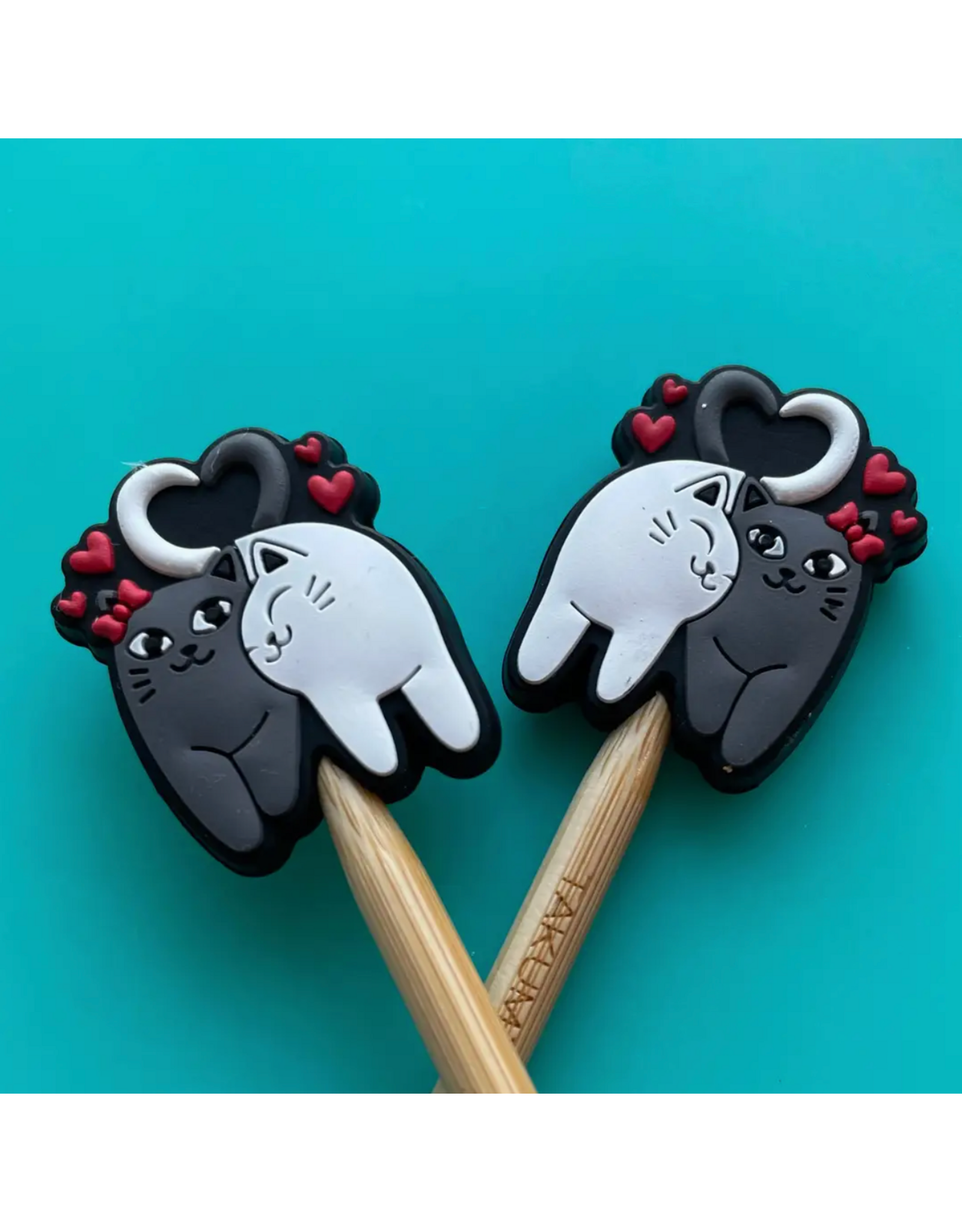 Comma Craft Co Stitch Stoppers - Cats in Love - Comma Craft Co.