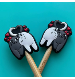 Comma Craft Co Stitch Stoppers - Cats in Love - Comma Craft Co.