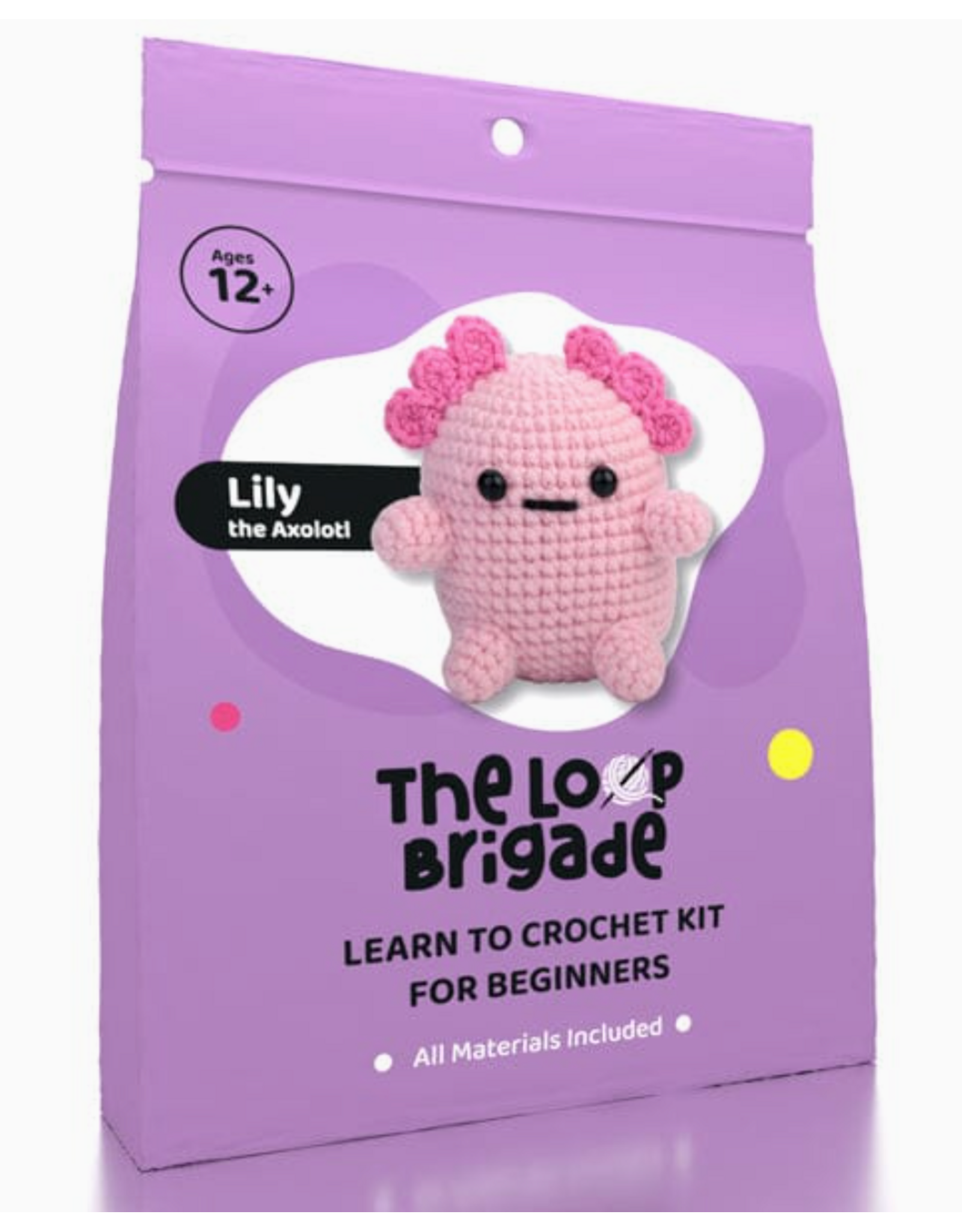 The Loop Brigade The Loop Brigade: Diy Mini Crochet Kit - Lily the Axolotl