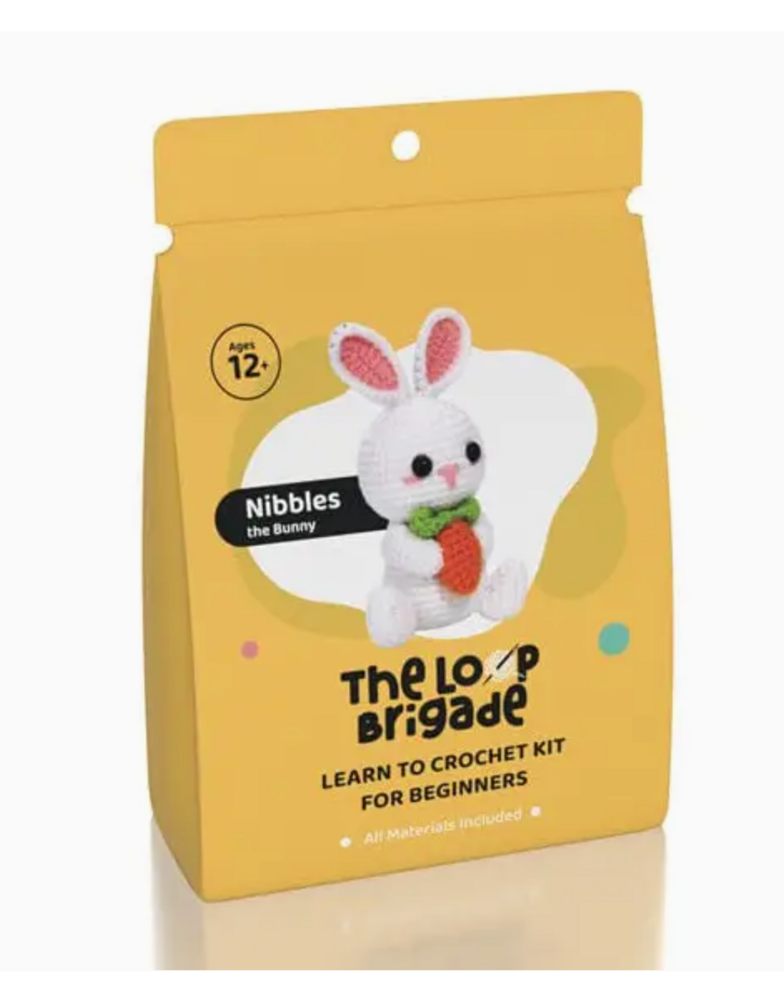 The Loop Brigade The Loop Brigade: Diy Mini Crochet Kit - Nibbles the Bunny