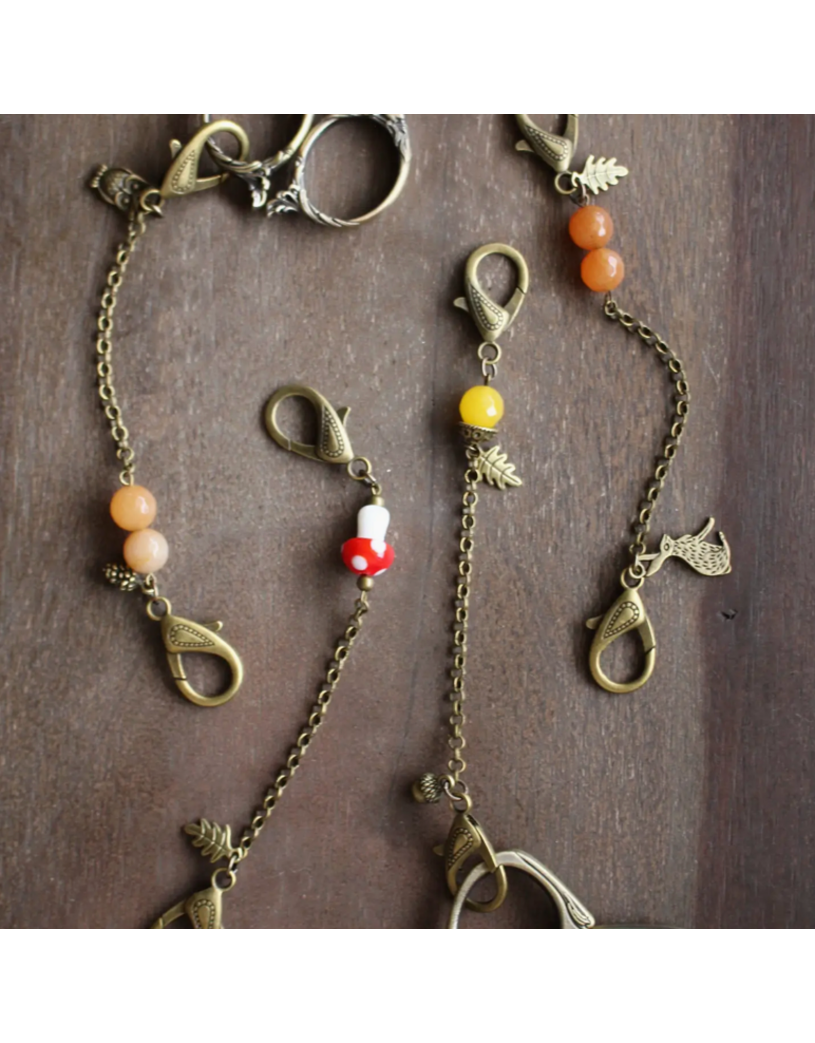 NNK Press Woodland Scissor Chain - Mushroom - NNK Press