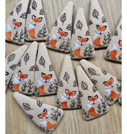 Quince Fables Fox Embroidered Hair Barrette - Quince Fables