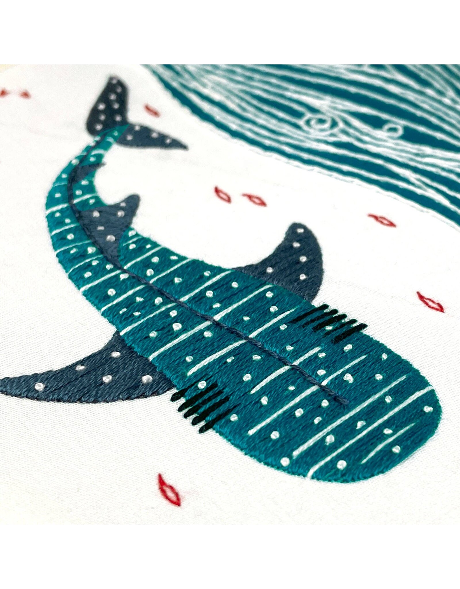 Embroidery & Sage Whale Shark - Embroidery Kit - Embroidery and Sage