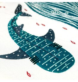 Embroidery & Sage Whale Shark - Embroidery Kit - Embroidery and Sage