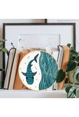 Embroidery & Sage Whale Shark - Embroidery Kit - Embroidery and Sage