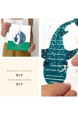 Embroidery & Sage Whale Shark - Embroidery Kit - Embroidery and Sage