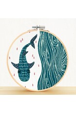Embroidery & Sage Whale Shark - Embroidery Kit - Embroidery and Sage