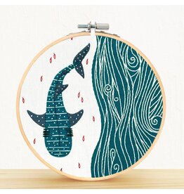 Embroidery & Sage Whale Shark - Embroidery Kit - Embroidery and Sage