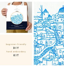 Embroidery & Sage Oia, Santorini | Greece - Embroidery Kit - Embroidery and Sage