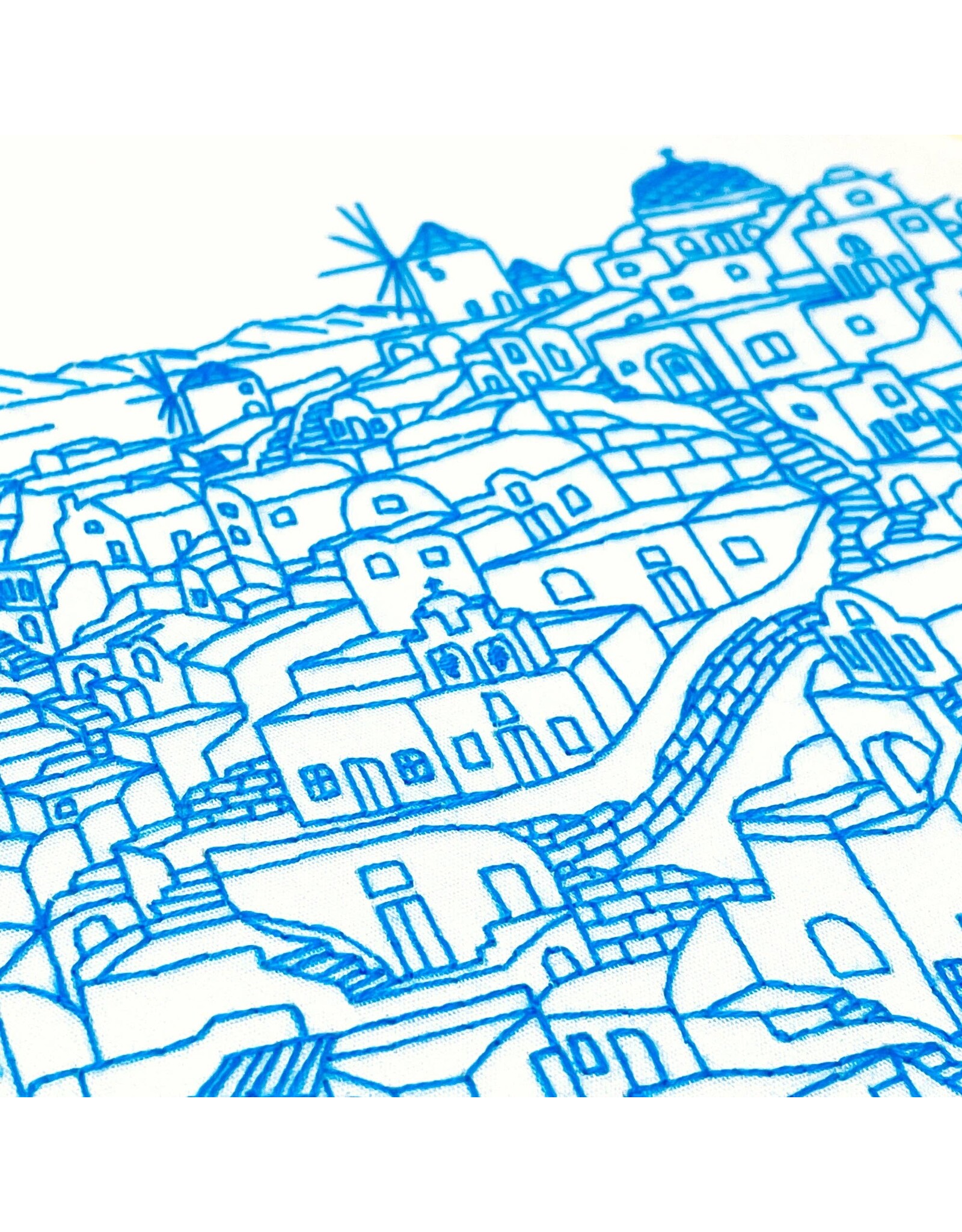 Embroidery & Sage Oia, Santorini | Greece - Embroidery Kit - Embroidery and Sage