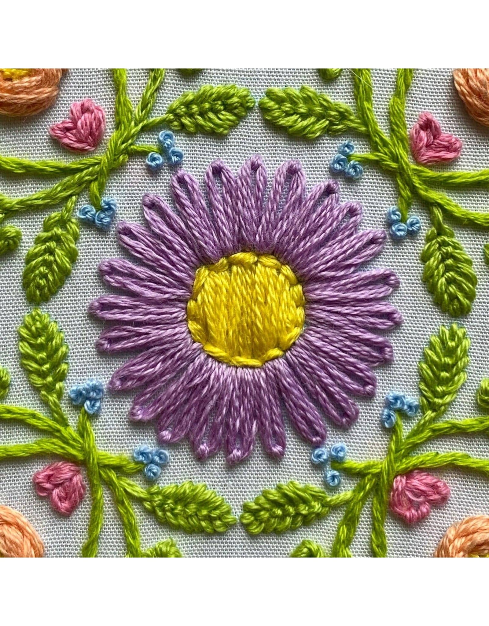 Stitches By Tiff Bee Mandala Sampler - Craft Diy Embroidery Kit - Stitches By Tiff