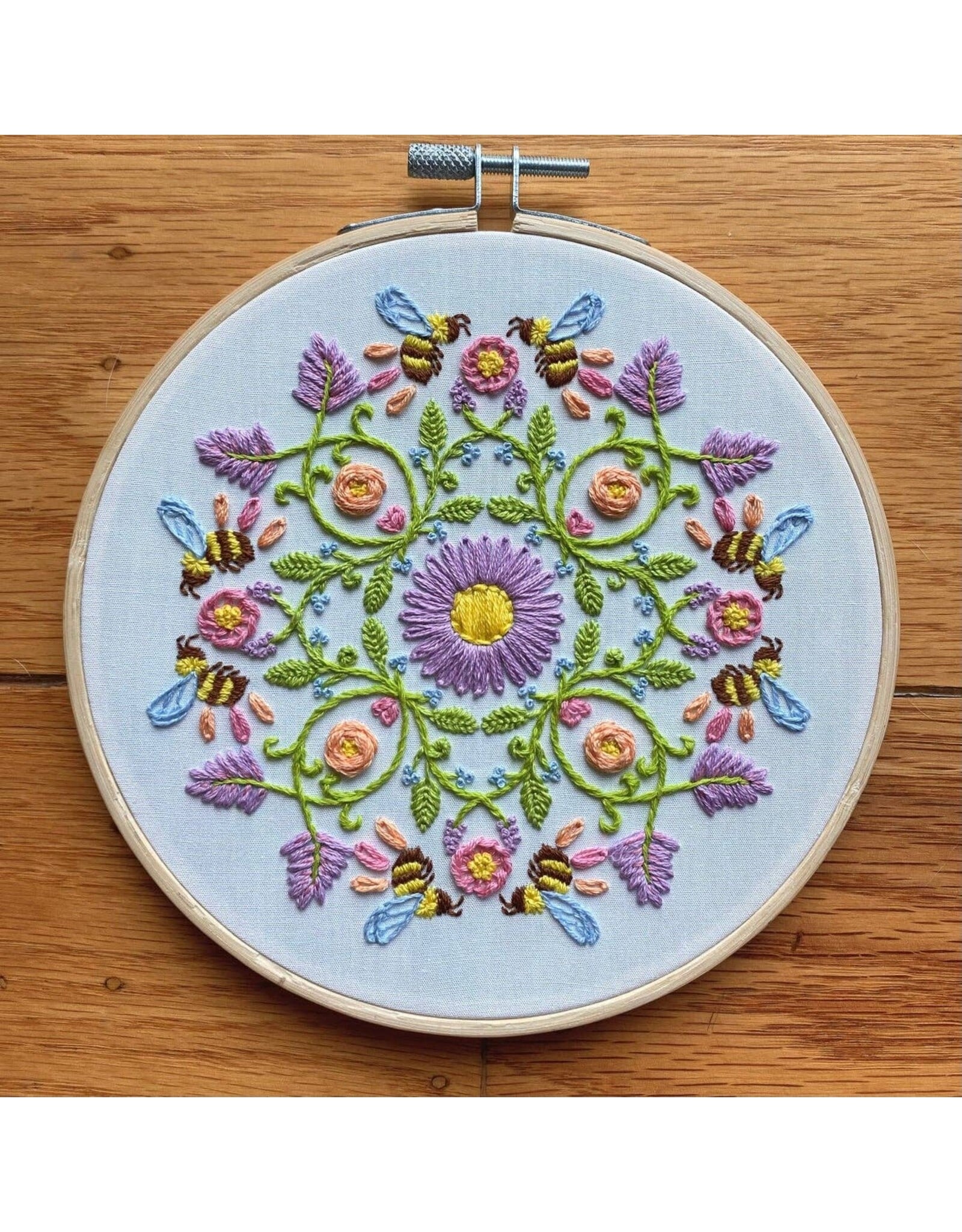 Stitches By Tiff Bee Mandala Sampler - Craft Diy Embroidery Kit - Stitches By Tiff