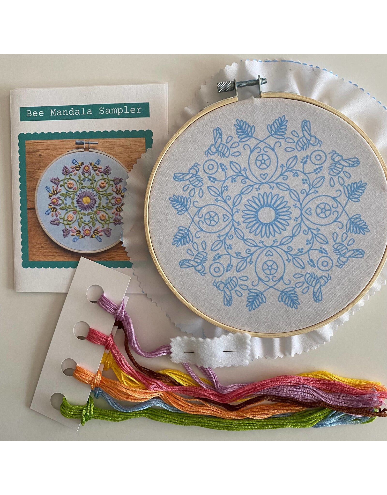 Stitches By Tiff Bee Mandala Sampler - Craft Diy Embroidery Kit - Stitches By Tiff