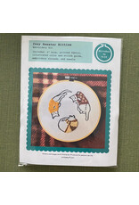 Stitches By Tiff Cozy Sweater Kitties - Craft Diy Embroidery Kit - Stitches By Tiff