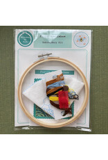 Stitches By Tiff Fuzzy Bumblebee - Craft Diy Embroidery Kit - Stitches By Tiff