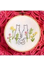 Stitches By Tiff Purr of Heart - Craft Diy Embroidery Kit - Stitches By Tiff
