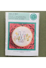 Stitches By Tiff Purr of Heart - Craft Diy Embroidery Kit - Stitches By Tiff