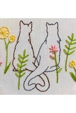 Stitches By Tiff Purr of Heart - Craft Diy Embroidery Kit - Stitches By Tiff